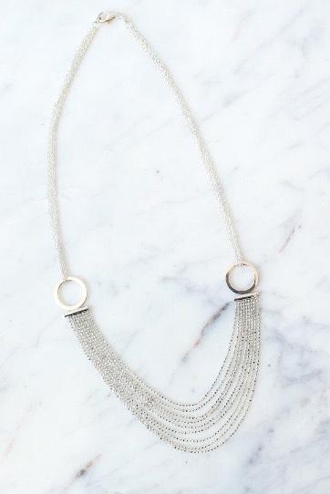 Necklace with Circles.