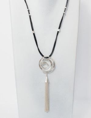 NECKLACES 27 $119 $89 $99 N1062 Long Black Leather