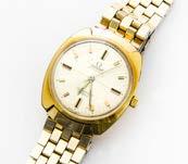 394. A late 1960s or early 1970s Omega Automatic Seamaster Cosmic gold plated gentleman s wristwatch, 34mm cushion
