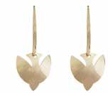 2 gold plated earrings on Sterling