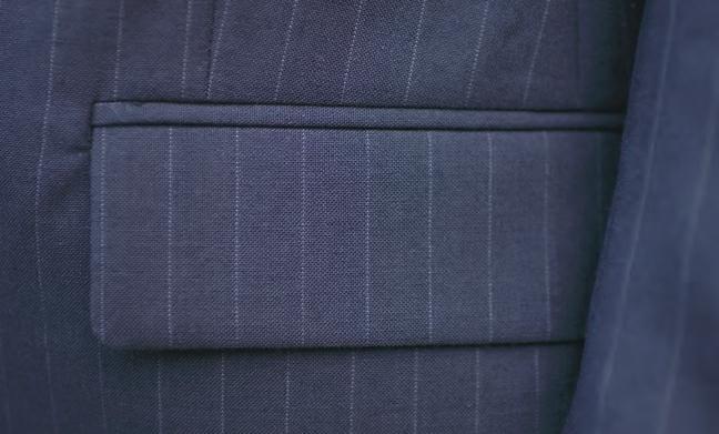 Subtle pinstripe fabric detail. Two set-in flap pockets. Suit Coat 3660 Men s / 6660 Ladies $167. 00 Dress Pant 2560 Men s / 8569 Ladies $71.