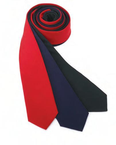 SD02 Narrow Solid Tie 58"L x 2¾"W; 100% Polyester $11.