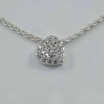 silver chain Cubic Zirconia) $1,095 (P108Y9D 9ct yellow gold with sterling