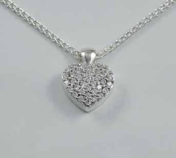 silver chain Cubic Zirconia) $1,595 (P194Y9D 9ct yellow gold with sterling silver