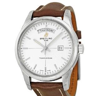 R 75 800 Stock code: 57518 Breitling Transocean day-date gents wrist watch on a