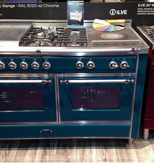 3.) FANCY, EXPENSIVE, BRIGHT COLORED STOVES!
