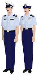 3 3) Tropical Blue Uniform. This uniform can be worn when a tie is not necessary and the uniform will not be soiled.