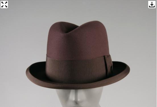 1930 Homburg The hat most gangsters preferred was the Homburg.
