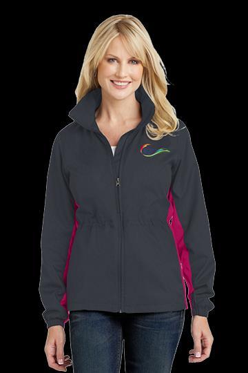 Port Authority Ladies Core Colorblock Wind Jacket New With
