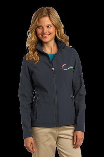 Port Authority Ladies Core Soft Shell Jacket New A reliable soft shell at a real value.