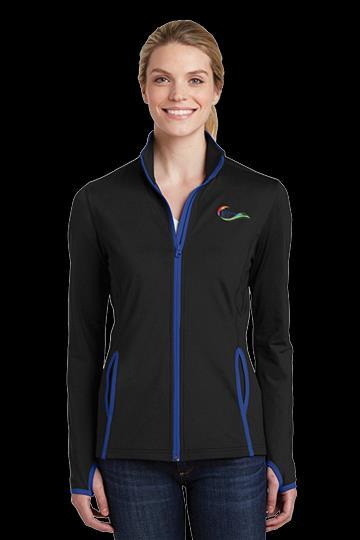 Sport-Tek Ladies Sport-Wick Stretch Contrast Full-Zip Jacket Keep