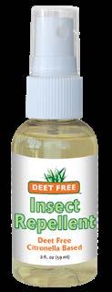 citronella, eucalyptus and tea tree oils to repel pesky insects like: Mosquitos, Fleas, Ticks,