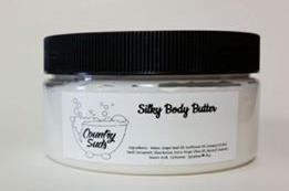 Silky Body Butter Silky Body Butters are non-greasy. This is a thicker, creamier blend than our Lush Lotion. All day moisturizing!
