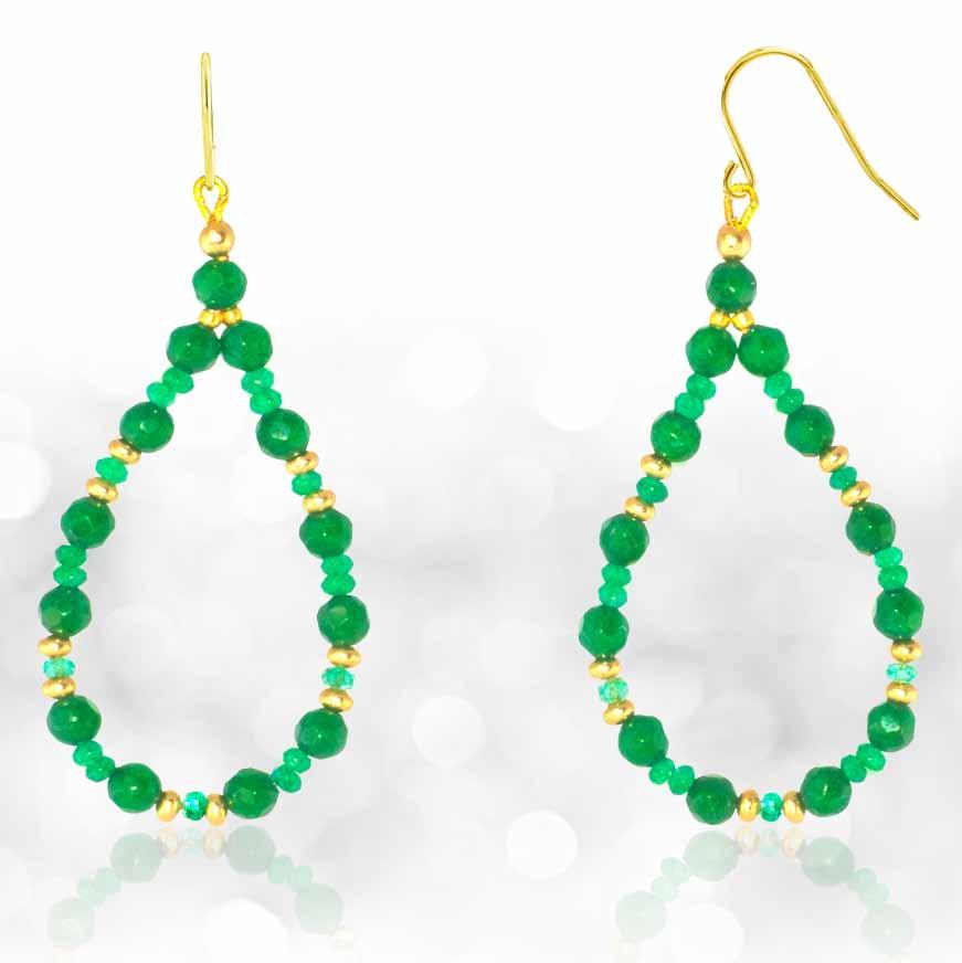 earrings WITH Jadeite Jade and