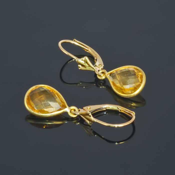 earrings WITH Citrine and