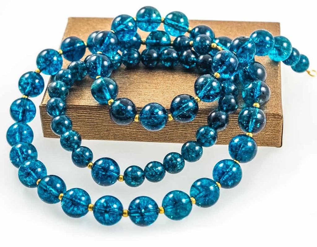 N2107/101 Turquoise necklace with