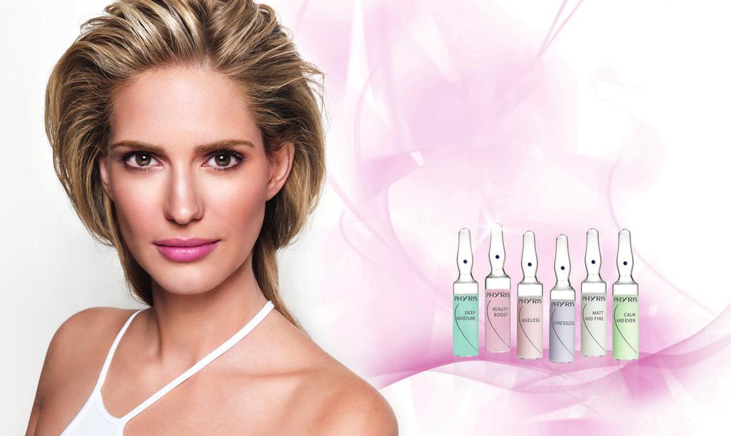 ESSENTIALS The ESSENTIALS active ingredient ampoules are a unique highlight care and complete your individual care rituals. They offer successful beauty results you can instantly see and feel.