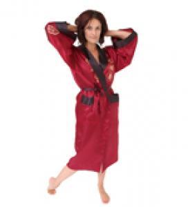 99 Reversible Dragon Kimono - PCWN-FZKI Classic atin Pyjamas - PCN-8854 and Waist 29 and Waist 32 2