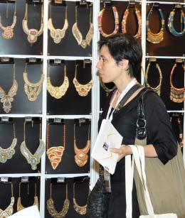 Exhibitors busy as buyers experience monsoon sourcing at IFJAS With a varied brigade of fashion jewellery and accessories to apparel as well a reasonable selection in jewellery components, the eighth