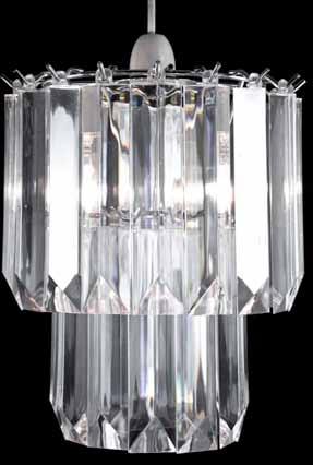 160mm 5029409 123542 Two Tier Prism Pendant