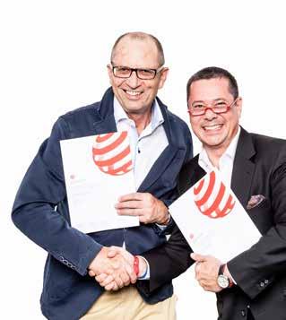 Thank you for this ultimate design accolade! Walter Kampl and Robert Hirsch at the reddot award ceremony Be it problem solvers (no more sweating!