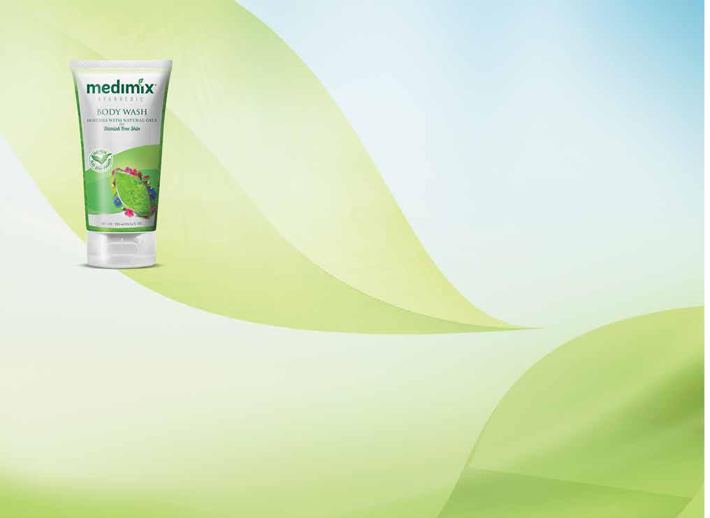FREE FROM SLES SOAP PARABEN Medimix Ayurvedic Body Wash for blemish free skin Infuses skin with microbial purity Provides