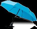 Exclusive design automatic open 3-section umbrella.