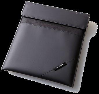Exclusive design sleeve, protects up to a 10`` tablet from scratches and smudges.