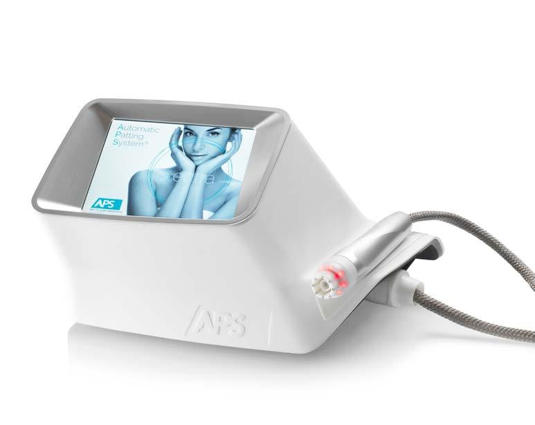 AUTOMATIC PATTING SYSTEM APS is an Italian patented device of medical origin for face and body cosmetic treatments.