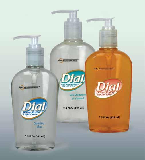 LIQUID DIAL SOAP All of Dial s liquid hand soaps have been specially formulated for effective, yet gentle hand washing.