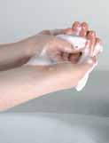 Thoroughly lather for at least 20 seconds, including areas between fingers, around nail beds, and