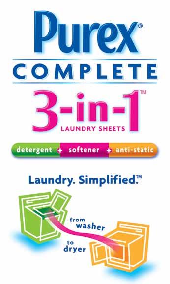 Simply drop the laundry sheet into washer, the detergent is released during the wash cycle. Once wash is complete, transfer the laundry sheet with clothes to dryer.