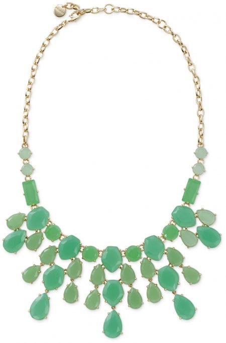 Sutton Necklace - green stone Wear