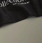 Collection sign on the cloth pouch