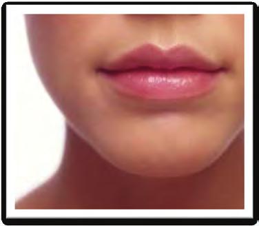 Full Lips Create the illusion of round, full lips by dabbing shimmery lip gloss on to the center of the lips.