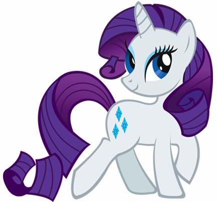 Before I jump into showing you Rarity s hair, I m going to discuss Rarity s hair. That gradient is fascinating. Rarity s hair is unique in that it shows a specific inside and outside.