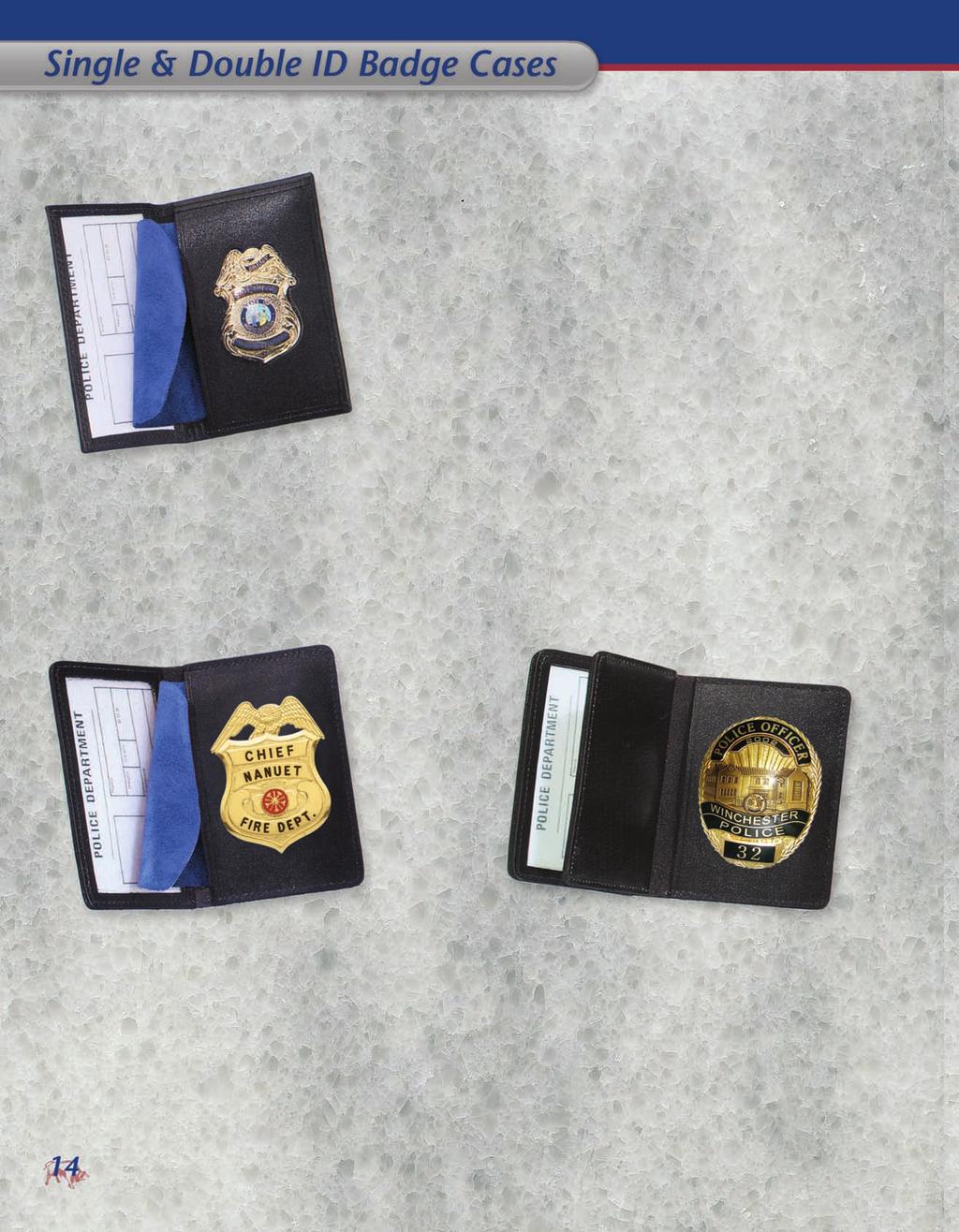 Strong Leather is the leading supplier of badge cases and wallets in the United States, and provides products to many law enforcement agencies (through out) the world.