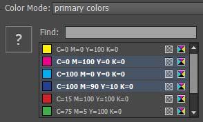 Choose Other Library from the Color Mode list (Figure 26), and then select the file from which you want to import swatches. 3. Click Open.