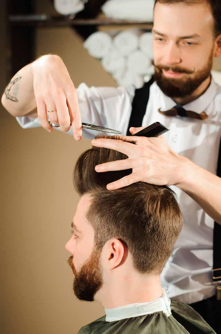 UHB180M Cut men s hair using