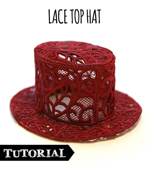 Lace Top Hat The real question is, what can't you do with a little lace top hat? Stitch yours in any color you like, adding any embellishments you please.