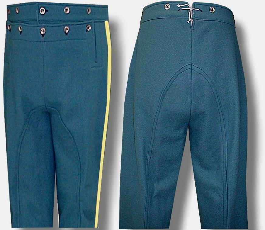 First Sergeants were to wear a Scarlet (Red) Sash See Page 11 of the Civil War US Army catalog. #3340 M-1832 Foot Trousers in Sky Blue Wool. $149.00 With Sergeant s 1-1/2 Wool Stripe (Specify Branch).