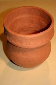 Bronze Age Bronze Age Pottery Beaker Bronze Age pottery was hand made with clay full of material such as grog (broken pot), crushed stone, fine sand or burnt flint, added to prevent the pot from