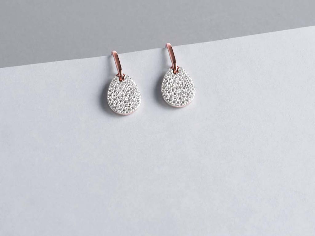 THE CORE EARRINGS THE CORE DOUBLE SIDED NECKLACES OUR ULTIMATE DOUBLE SIDED CHARMS ARE ALSO FINISHED WITH ROSE GOLD PLATING ON STERLING SILVER,