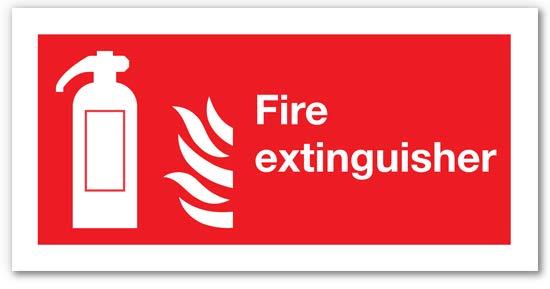 extinguisher Pull the pin Aim the