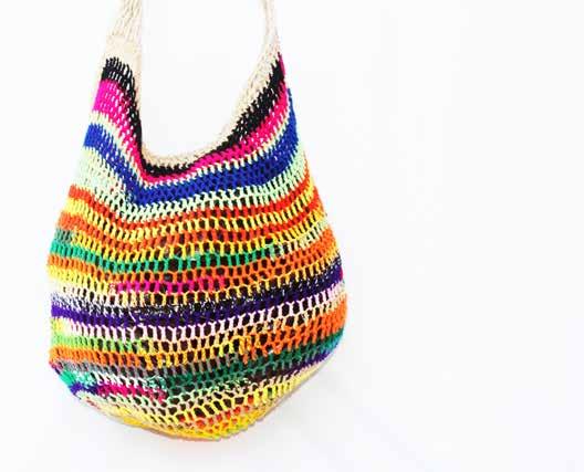 OUTAJOUSHI ECOBAG / WOVEN WITH RECYCLED THREAD wayuu bags Traditional Production time: