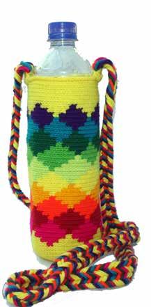 for a water bottle or beverage Detail: Handwoven strap Wine Bottle Cover FAIR