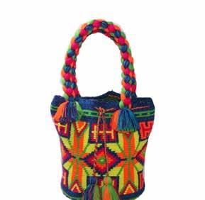Wayuu Bags are handmade using various techniques: > Two types of crochet are used to