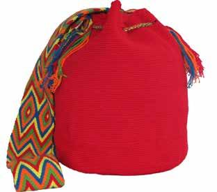 twisted thread) wayuu bags Traditional // with design // single color 8