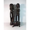 3 African tribal carvings the 2
