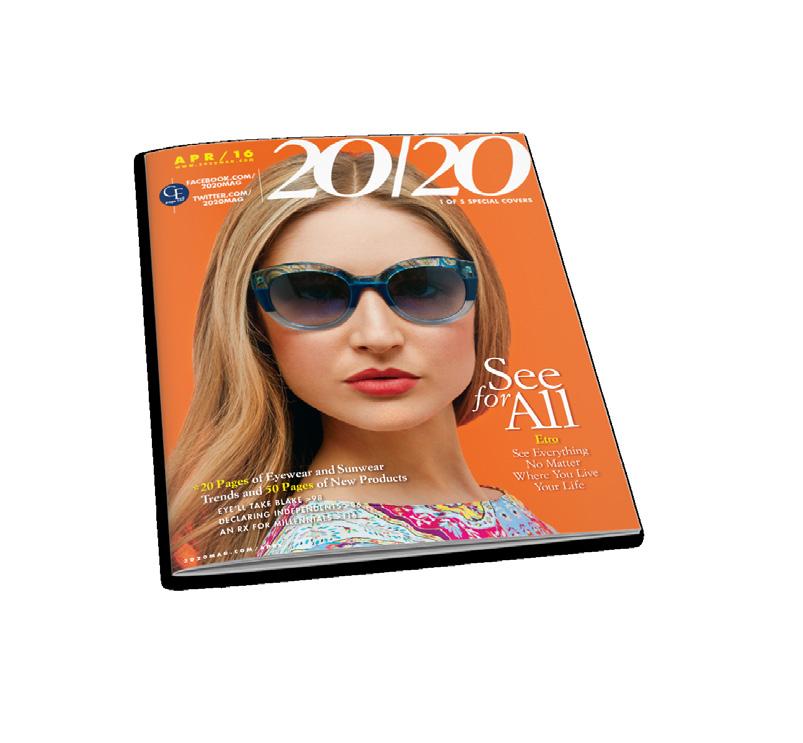FROM THE PUBLISHERS OF Circulation Optometrists 23,523 Opticians 18,513 Ophthalmologists Retail Managers (not opticians) Retail Owners (not optometrists) Lab Wholesalers/Distributors Executives at